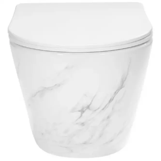 Miska WC Carlos duroplast/Flat/Zm Nature Marble