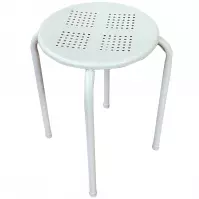 Taboret DR-N-656 Felipe 10892 biały