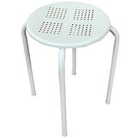 Taboret DR-N-656 Felipe 10892 biały