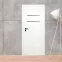 Drzwi wewnętrzne bezprzylgowe CAMPE 2*6 90P białe WC + podcięcie,5