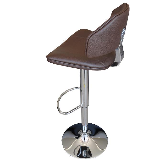 Krzesło barowe Kwazar brązowy 7373