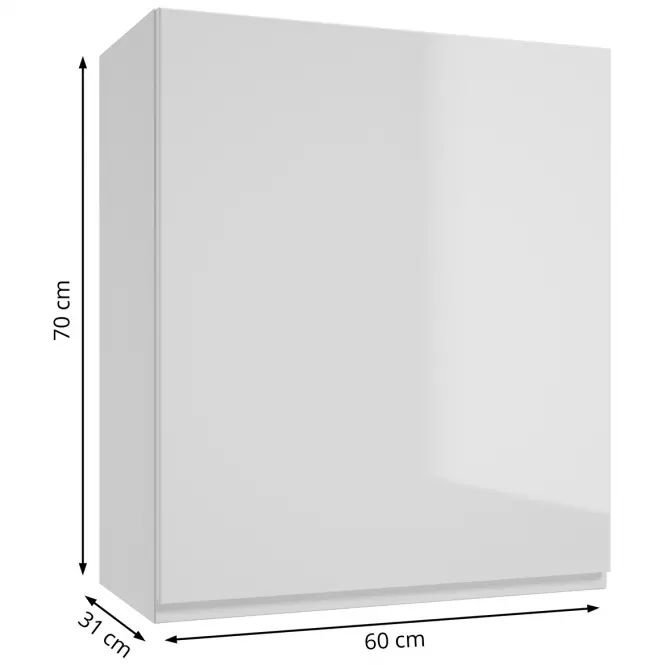 Szafka kuchenna Paro A60 1D0S biała,2