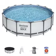 Basen stelażowy z pompą 4,57x1,22 m 56438
