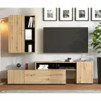 Meblościanka Balos Artisan/Czarny 11013505