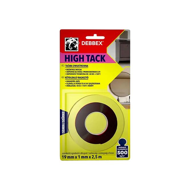 Debbex Taśma Dwustronna High Tack 19mm x 2.5m