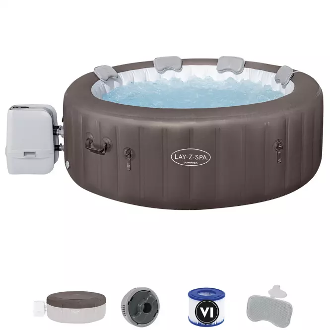 Basen z hydromasażem Spa 1.96x0.71m Dominica 6001S