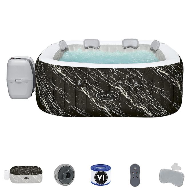 Basen z hydromasażem Spa 1.8x1.8x0.66m Hollywood 6001F