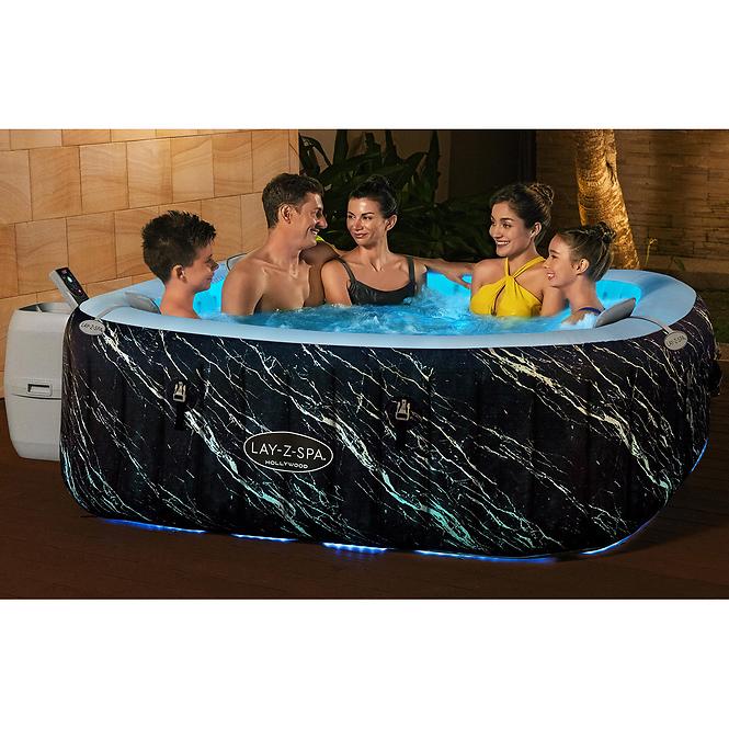 Basen z hydromasażem Spa 1.8x1.8x0.66m Hollywood 6001F