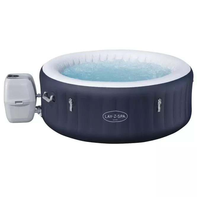 Basen z hydromasażem Spa 1.8x1.8m Miami Dark Blue 6001C