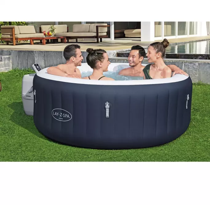 Basen z hydromasażem Spa 1.8x1.8m Miami Dark Blue 6001C