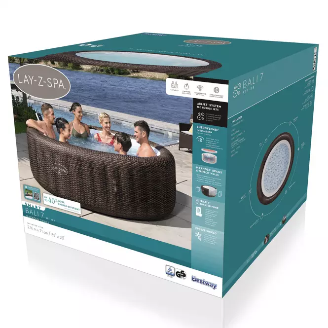 Basen z hydromasażem Spa 2.16x0.71m Bali 6001P