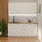 Kuchnia Eko White 180cm Bez Blatu