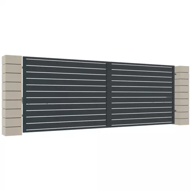 Brama Salerno 400x150 do muru
