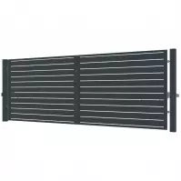 Brama Salerno 400x150 automat + słupy