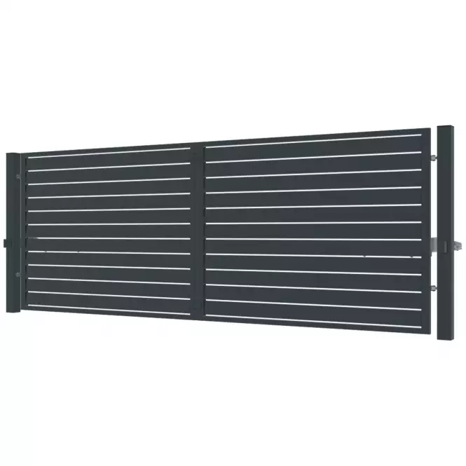 Brama Salerno 400x150 automat + słupy