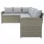 Komplet technorattanowy Catania natural,7