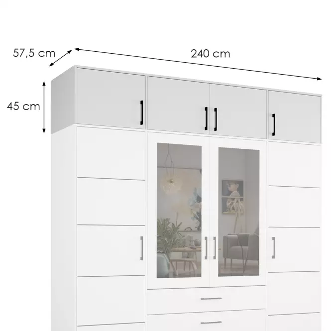 Nadstawka Belluno 240 biała