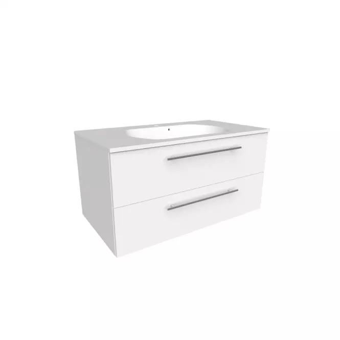 Szafka Alpha 90 cm 2S biała
