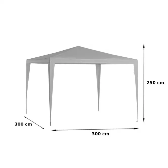 Pawilon ogrodowy 3x3x2,5 m zielony