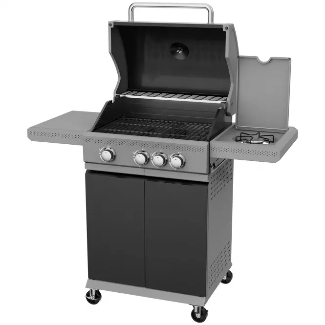 Mercado grill gazowy Vibes Black 3+1 11,5 kW