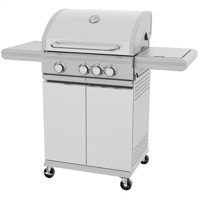 Mercado grill gazowy Vibes Silver 3+1 11,5 kW