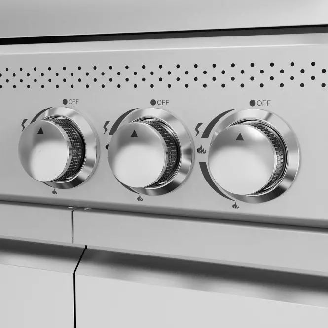 Mercado grill gazowy Vibes Silver 3+1 11,5 kW