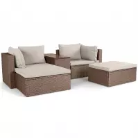 Komplet technorattanowy Centro 5 natural