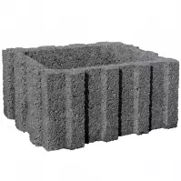 Gazon prostokątny grafitowy Lego 40x30x20 cm