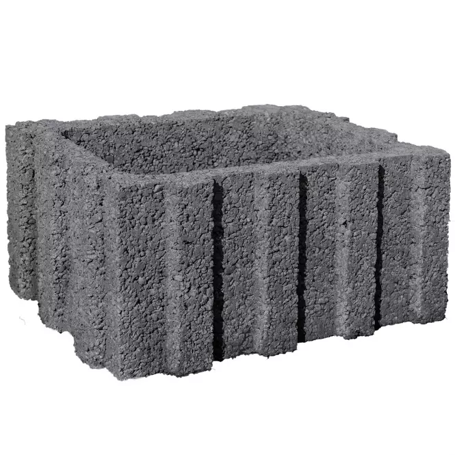 Gazon prostokątny grafitowy Lego 40x30x20 cm