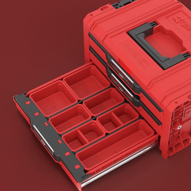 Qbrick System Pro Drawer 3 Toolbox 2.0 Red Ultra HD