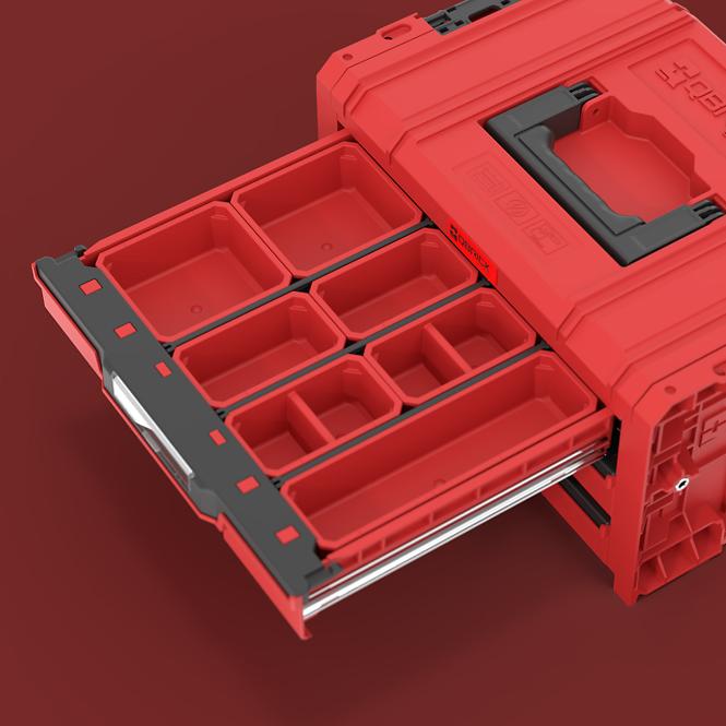 Qbrick System Pro Drawer 3 Toolbox 2.0 Red Ultra HD