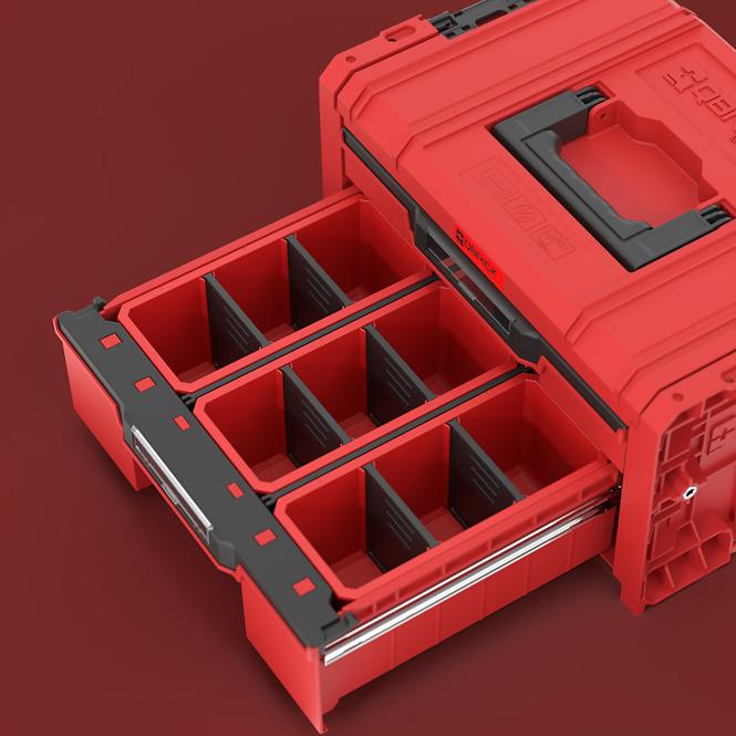 Qbrick System Pro Drawer 2 Toolbox 2.0 Red Ultra HD