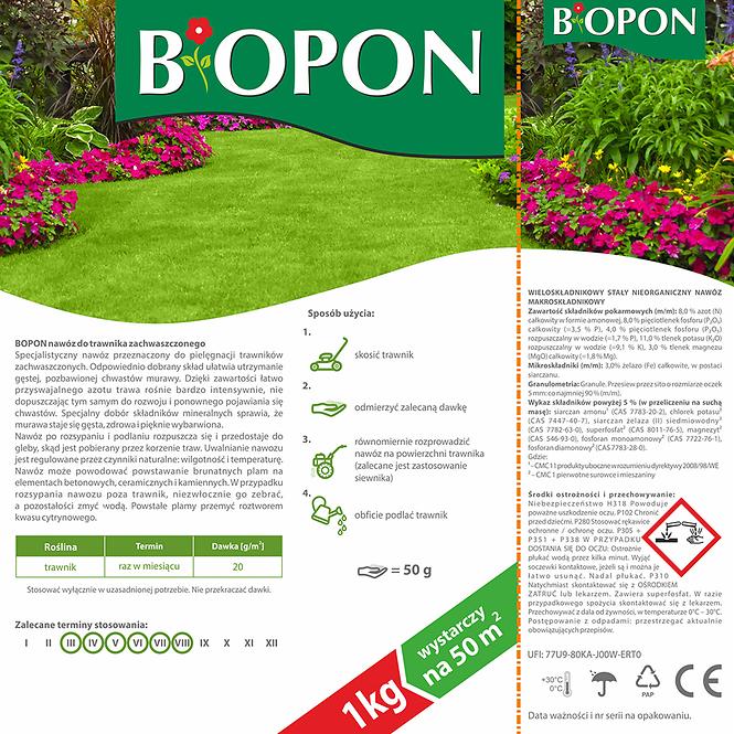 Biopon do trawnika zachwaszczonego 1kg
