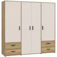 Szafa Mokkaro Moks841-M802 Piaskowy /dąb Mauvella