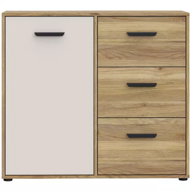 Komoda Mokkaro Mokk221l-M802 Piaskowy /DĄB Mauvella