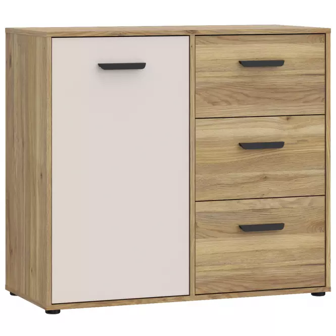 Komoda Mokkaro Mokk221l-M802 Piaskowy /DĄB Mauvella