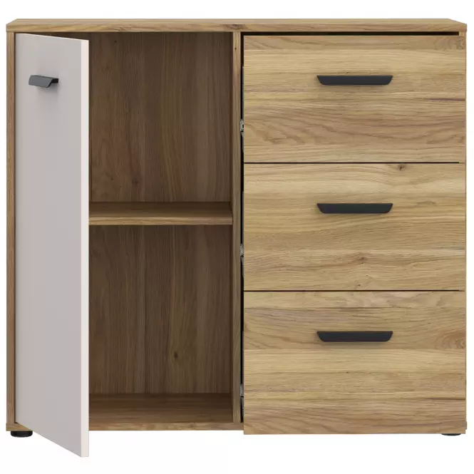 Komoda Mokkaro Mokk221l-M802 Piaskowy /DĄB Mauvella