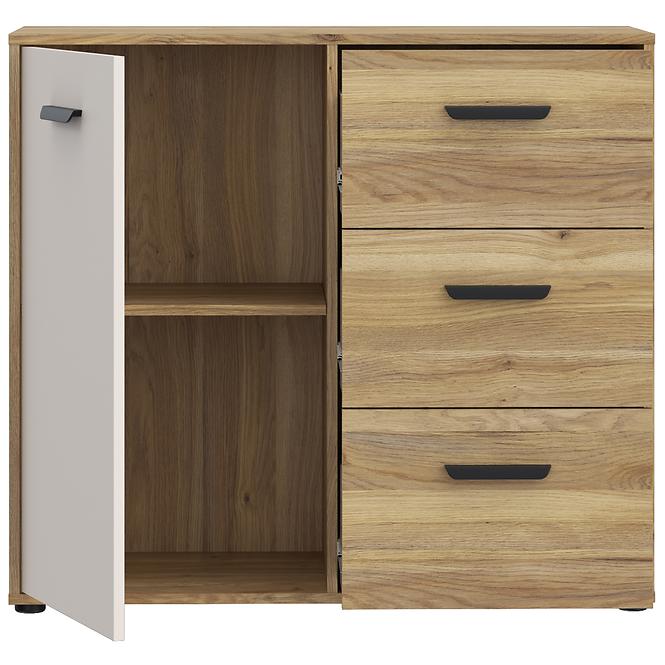 Komoda Mokkaro Mokk221l-M802 Piaskowy /DĄB Mauvella