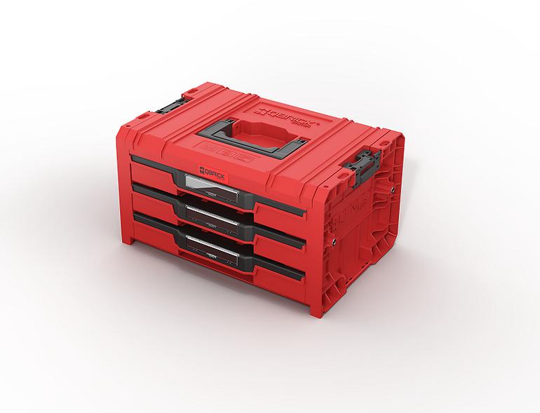 Qbrick System Pro Red Ultra HD Drawer Workshop Set 3