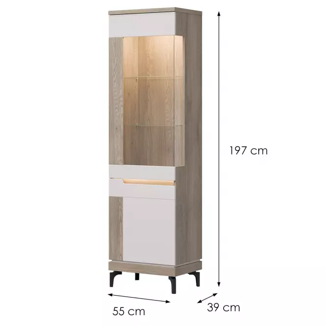 Witryna L Aston An05 Dąb/Kaszmir,4