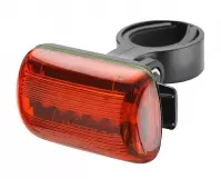 Lampka do roweru tył - 5 LED - montowana do sztycy