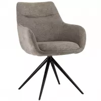 Krzesło Everly W. Armrest 9590 brązowe