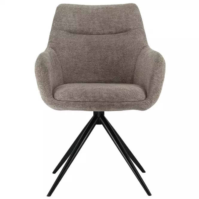 Krzesło Everly W. Armrest 9590 brązowe