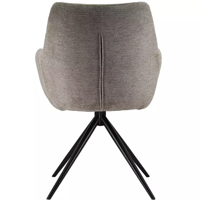 Krzesło Everly W. Armrest 9590 brązowe