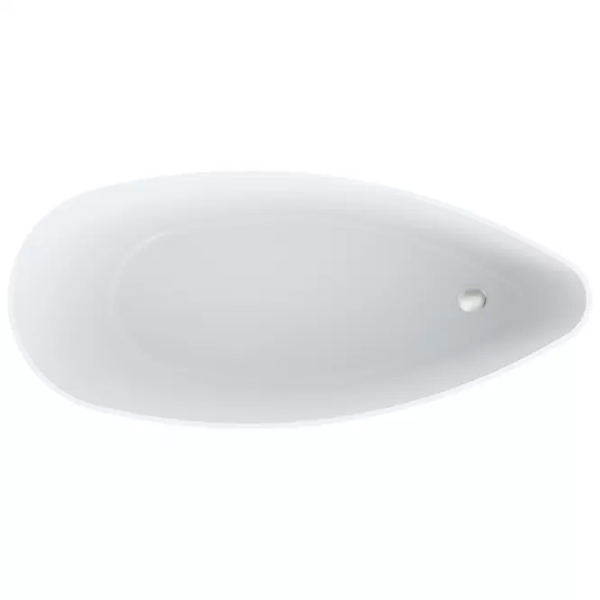 Wanna Girla 159x70 biały/czarny mat bez przelewu