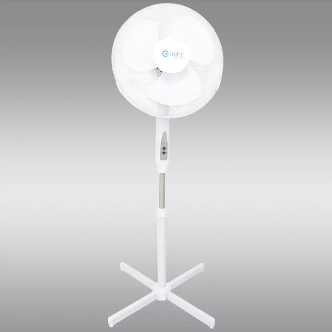 Wentylator Podłogowy EKW562 White z pilotem 16”