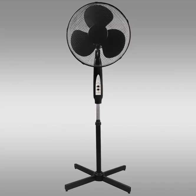 Wentylator Podłogowy EKW535 Black z pilotem 16”