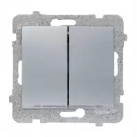 Łącznik ŁP-2DS/M.SR Sigma świecznikowy (podwójny) z podświetleniem