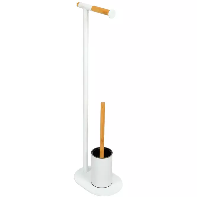 Stojak Wc Biały/Bambus Bpl0122aa