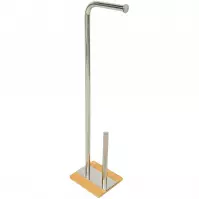 Stojak Na Papier Bambus/Stal Bpl0108aa